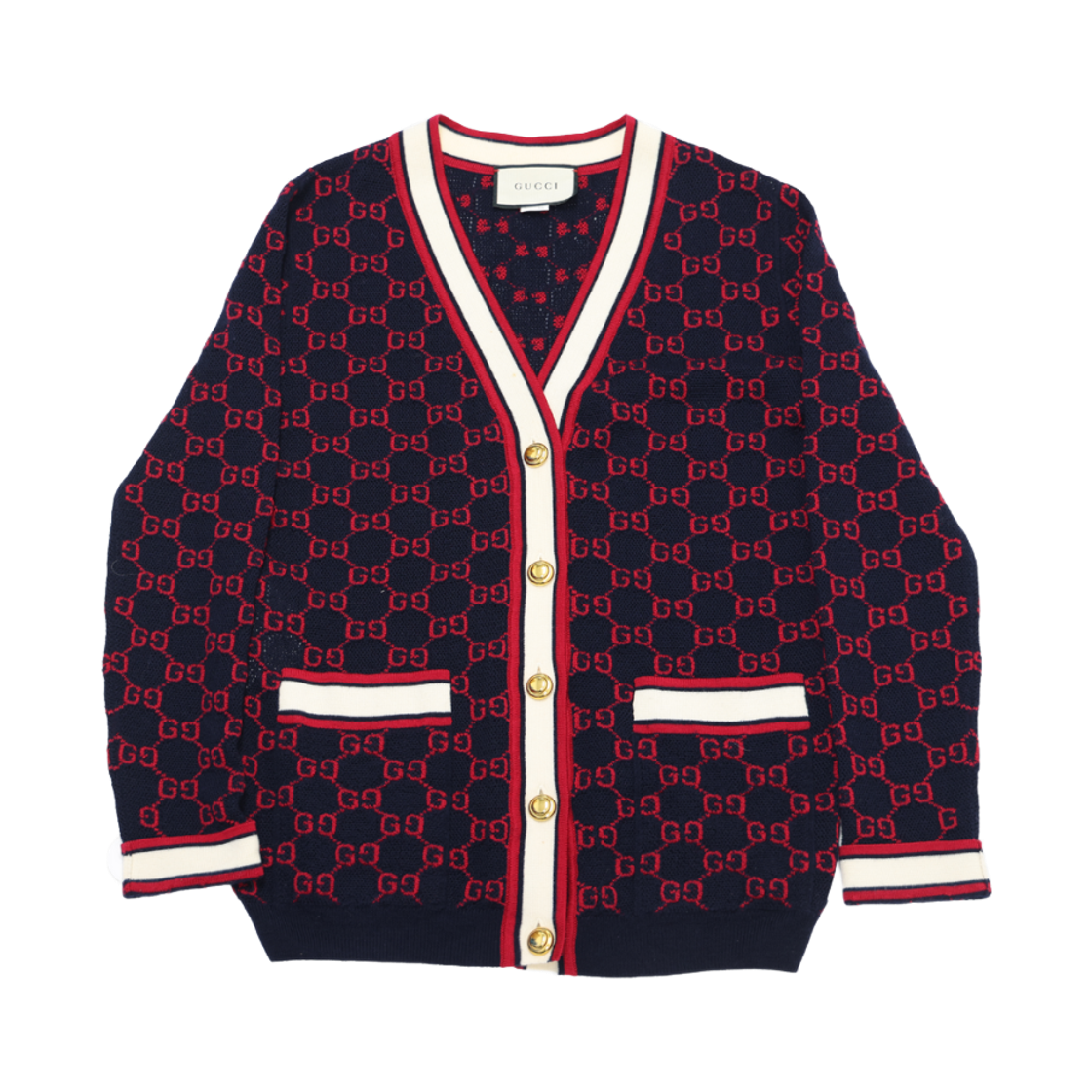 ITPBAOU37DUP Gucci Wool Cardigan 554425