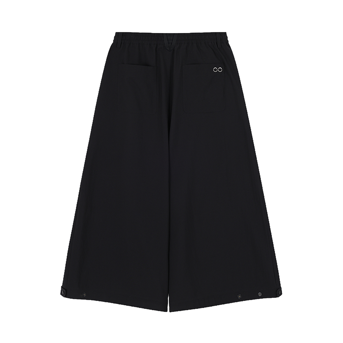 송지오 옴므 오리엔탈 크롭 와이드 팬츠 블랙(SONGZIO HOMME Oriental Crop Wide Pants Black) - 2