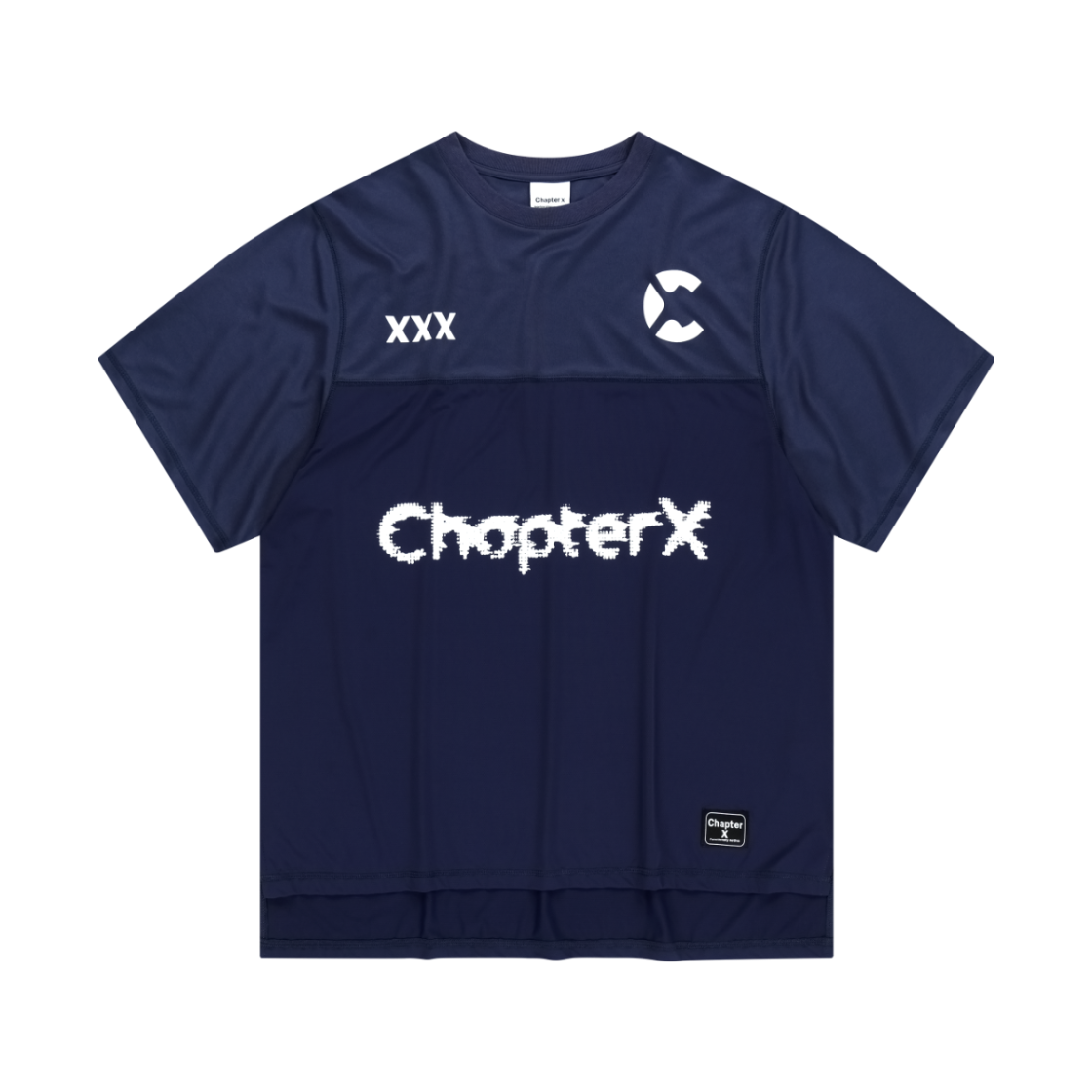 C1001NY Chapter.X Cooling American Football Jersey Half Sleeve Navy