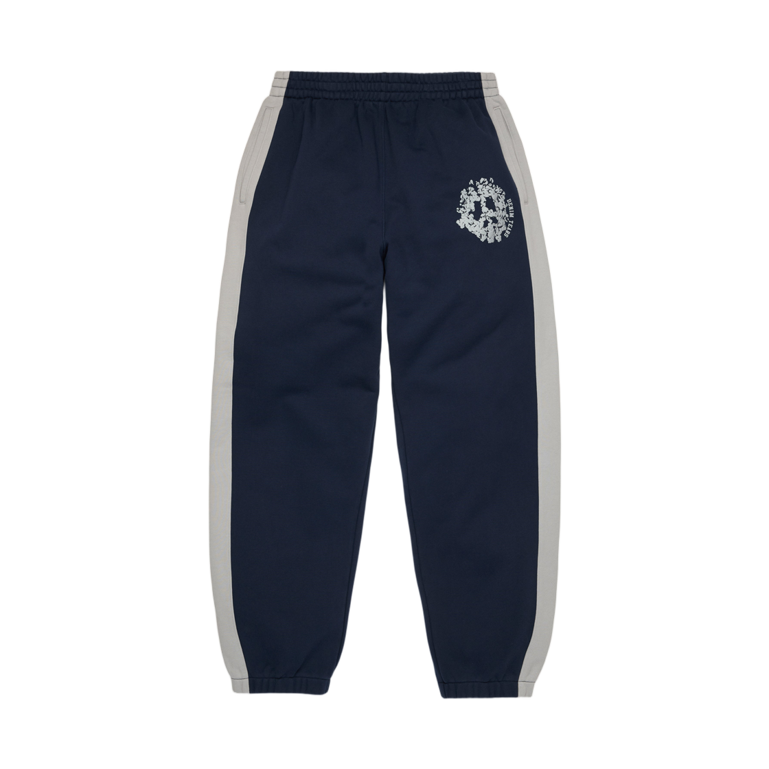 데님 티어스 데님 U 패널드 스웨트팬츠 네이비(Denim Tears Denim U Paneled Sweatpant Navy)