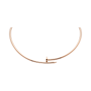 Cartier Juste un Clou Torque Necklace Small Pink Gold