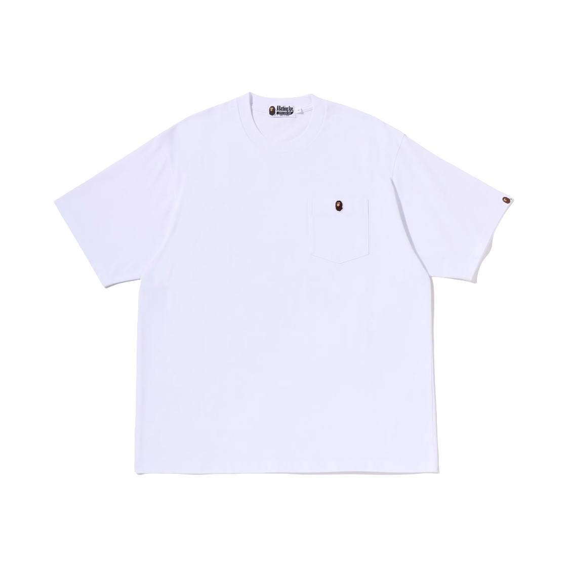 - BAPE One Point Relaxed Fit Pocket T-Shirt White