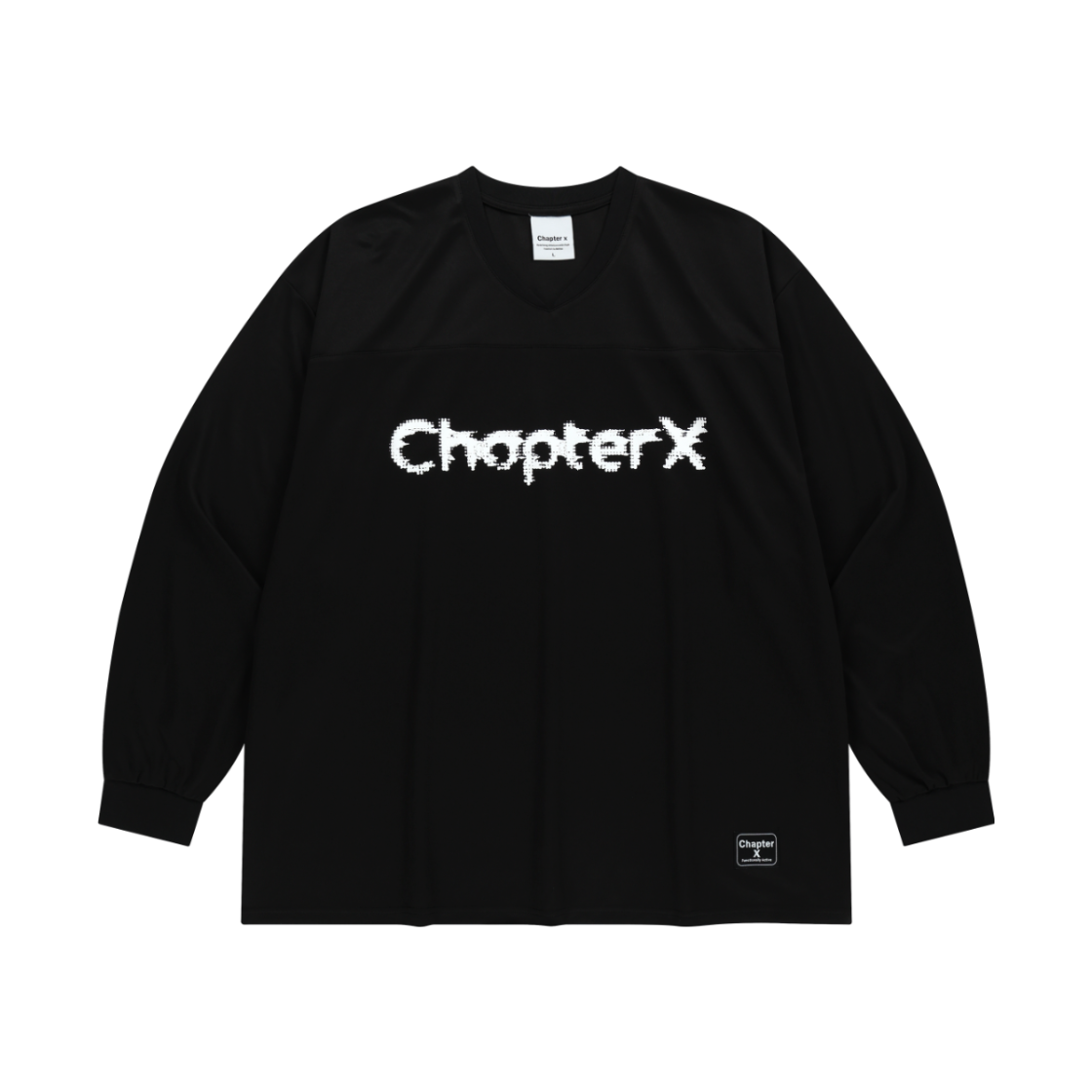 챕터엑스 쿨링 아메리칸 풋볼 롱 슬리브 블랙(Chapter.X Cooling American Football Long Sleeve Black)