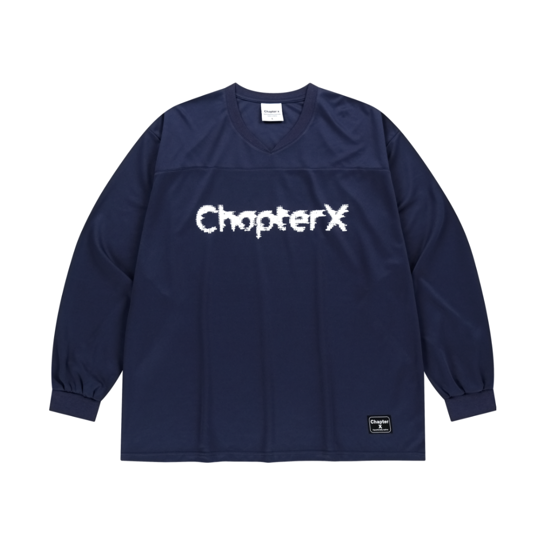 C1002NY Chapter.X Cooling American Football Long Sleeve Navy
