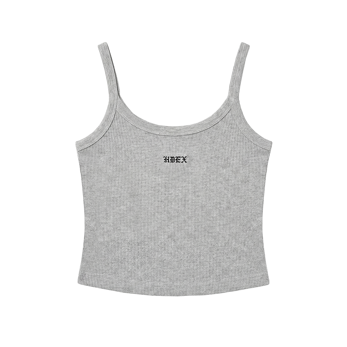 에이치덱스 원마일 투웨이 와플 슬리브리스 멜란지 화이트(HDEX One Mile 2-Way Waffle Sleeveless Melange White)