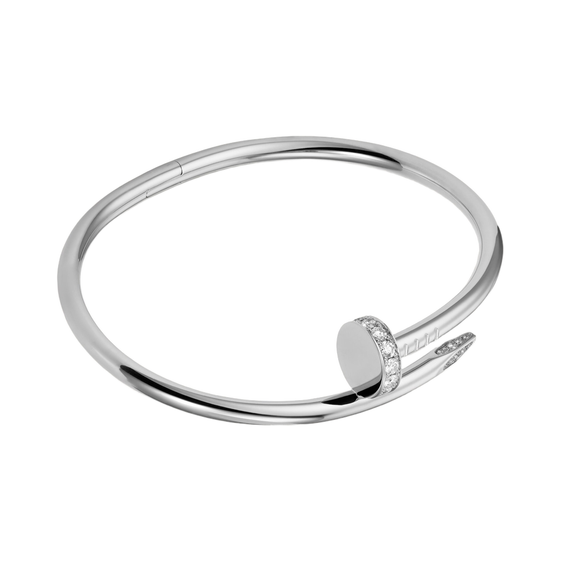 까르띠에 저스트 앵 끌루 브레이슬릿 클래식 화이트 골드 다이아몬드(Cartier Juste un Clou Bracelet Classic White Gold Diamonds)