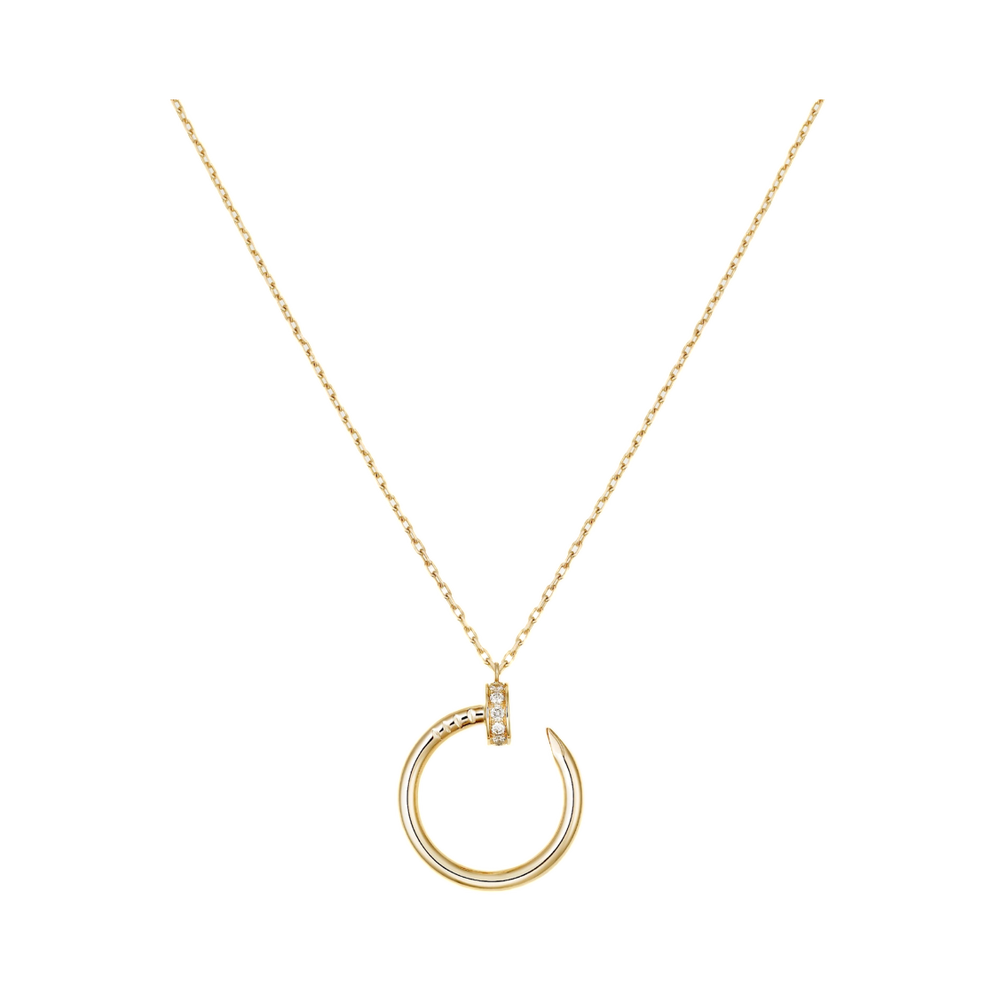 까르띠에 저스트 앵 끌루 펜던트 옐로우 골드 다이아몬드(Cartier Juste un Clou Pendant Yellow Gold Diamonds) - 2