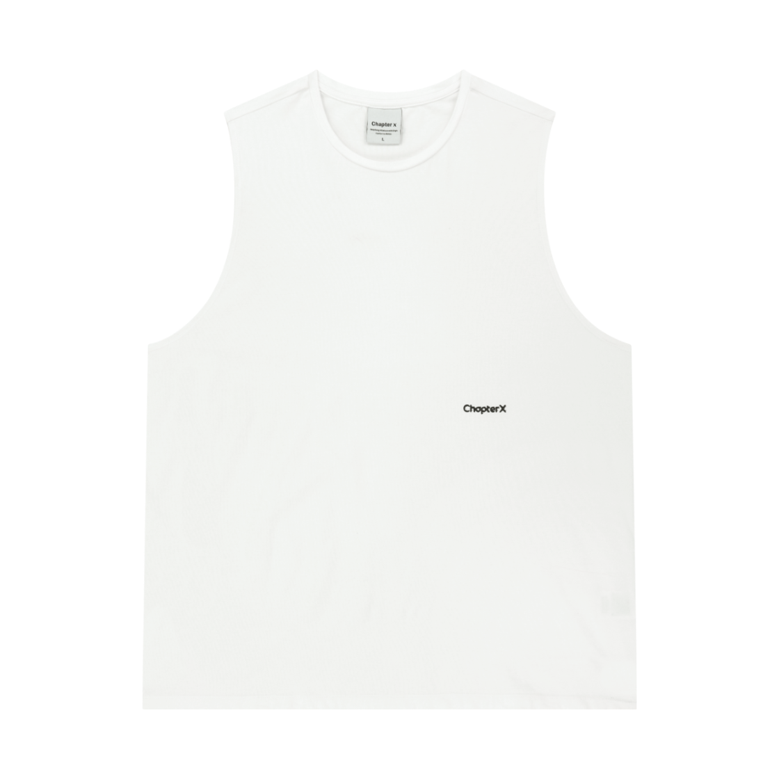 챕터엑스 레이온 팬텀 퀵 드라이 나시 화이트(Chapter.X Rayon Phantom Quick Dry Tank Top White)
