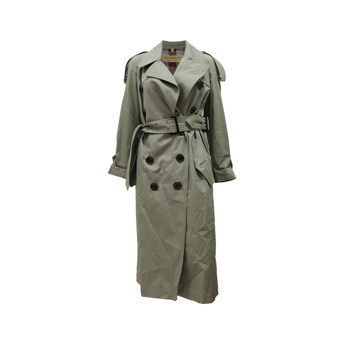 버버리 4061631 트렌치 코트 그린 올리브(Burberry 4061631 Olive Green Trench Coat)
