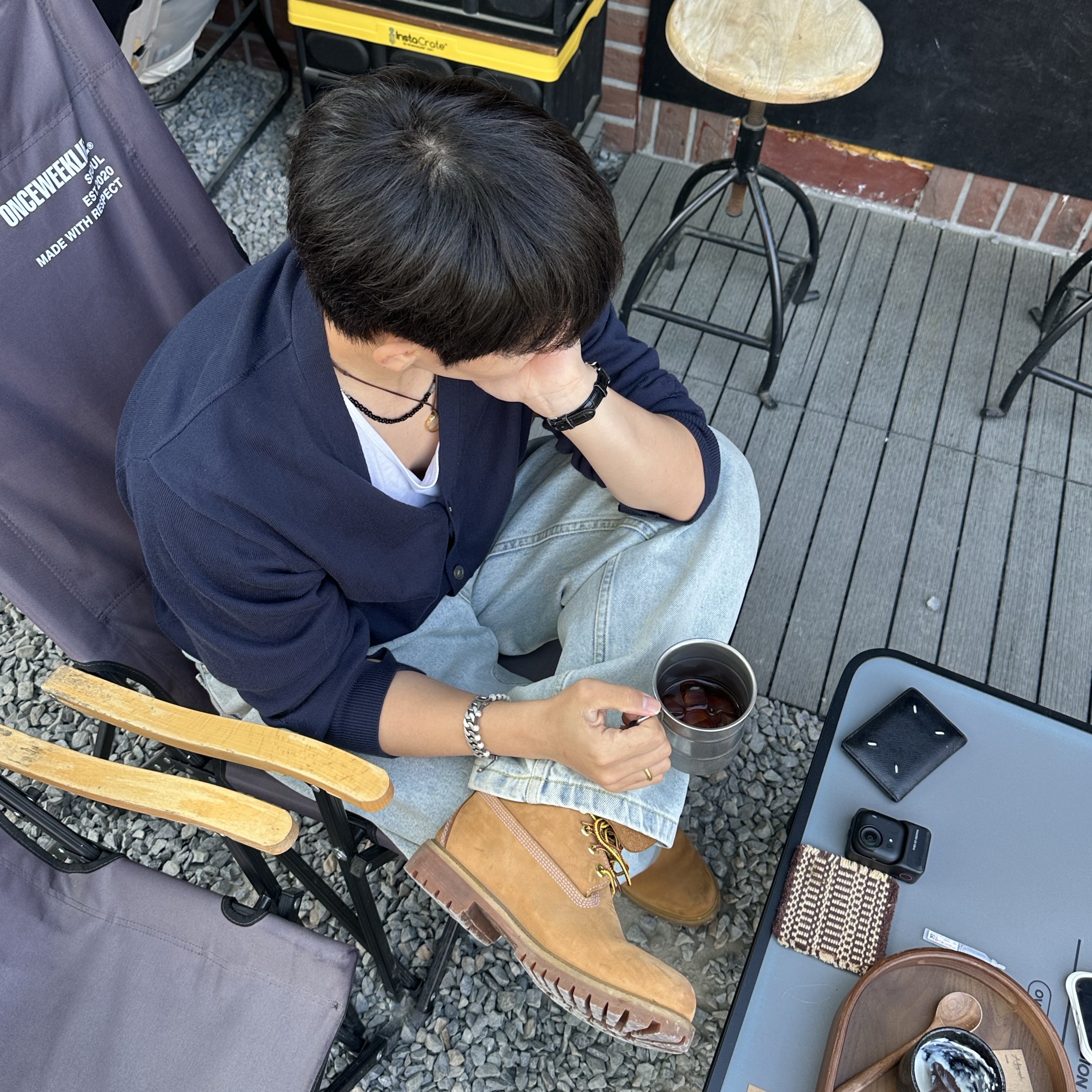 Timberland Premium 6 inch Waterproof Boot Wheat Nubuck - Wide, Polar Skate Co. Big Boy Og Logo Pants Light Blue 착용 스타일