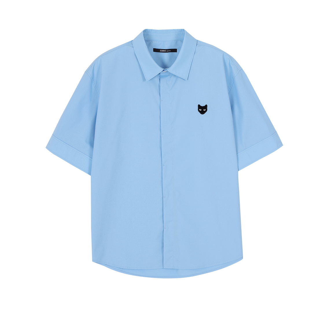 SI3SH800SB SONGZIO ZZERO Panther Half Shirt Sku Blue