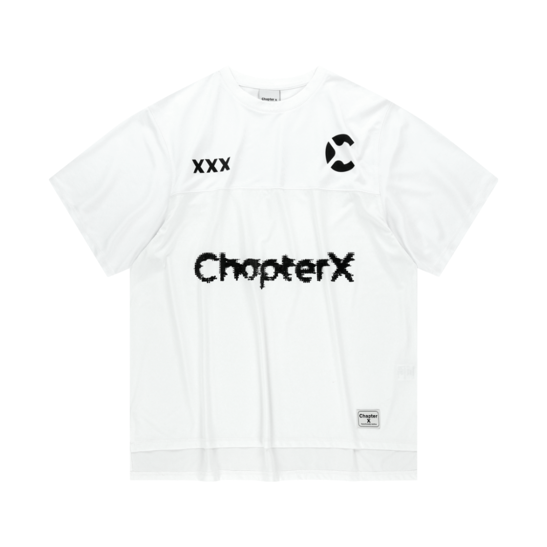 C1001WH Chapter.X Cooling American Football Jersey Half Sleeve White