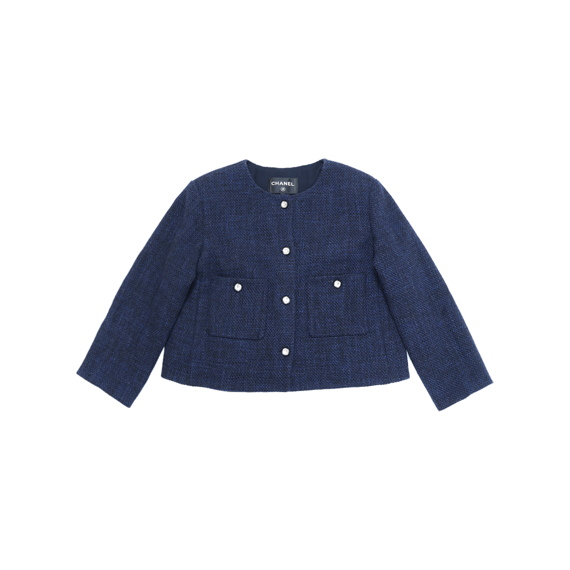 샤넬 P71190 트위드 자켓 네이비(Chanel P71190 Navy Tweed Jacket)