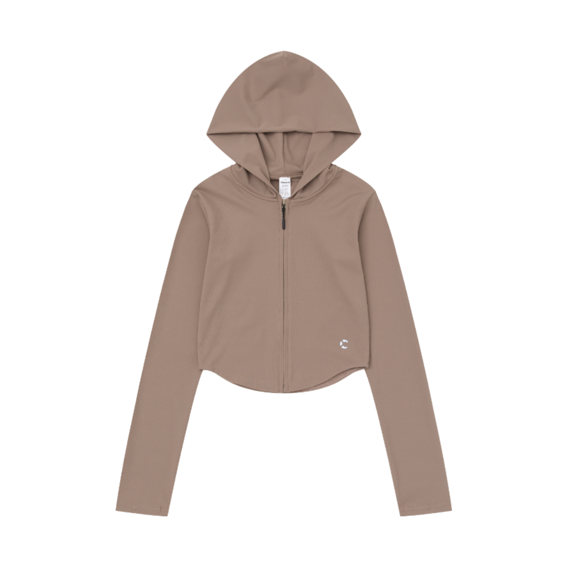 C2106BR Chapter.X Final Athletic Slim-Fit Cooling Zip-Up Brown