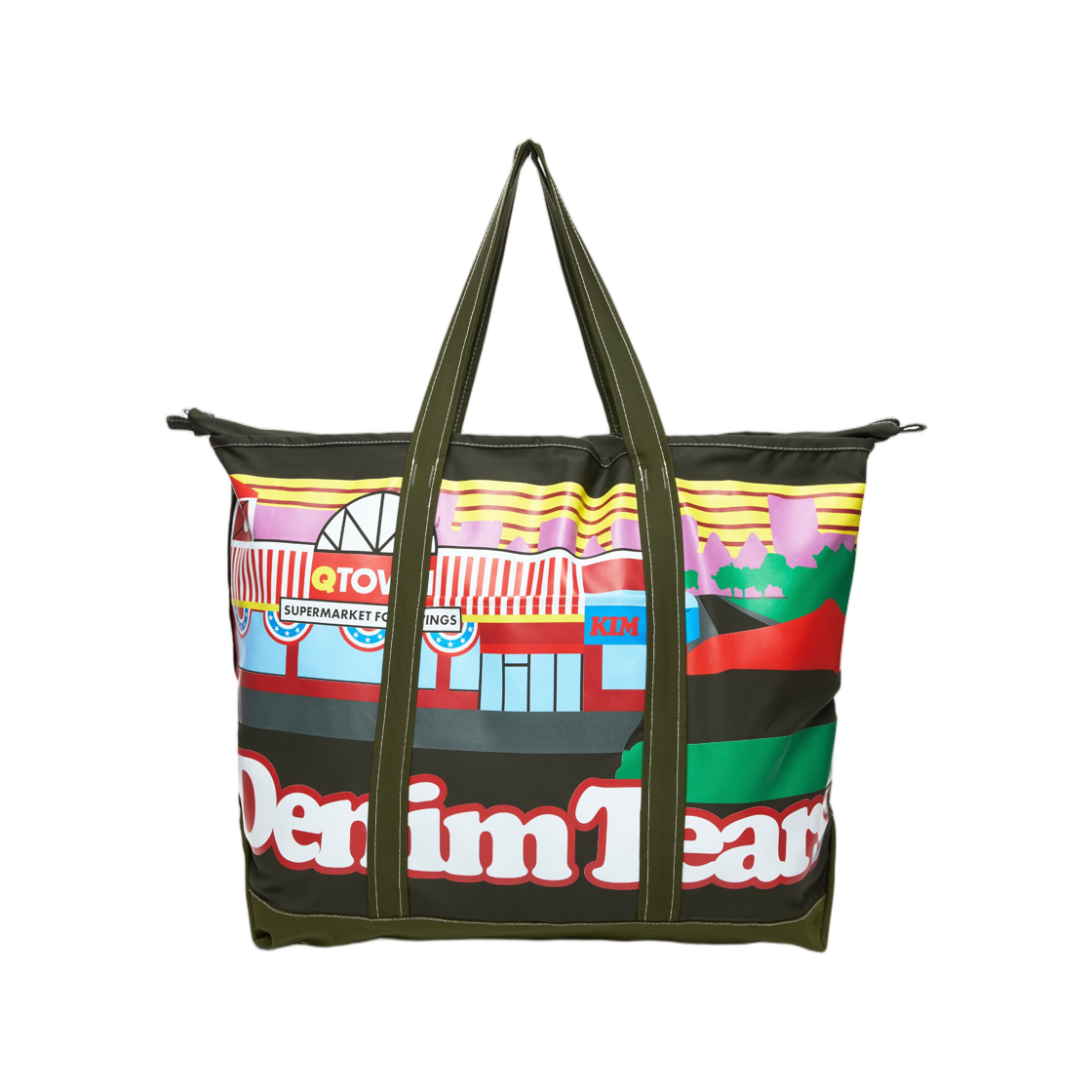 데님 티어스 리버티 락 스카이라인 나일론 토트백(Denim Tears Liberty Rock Skyline Nylon Tote Bag)