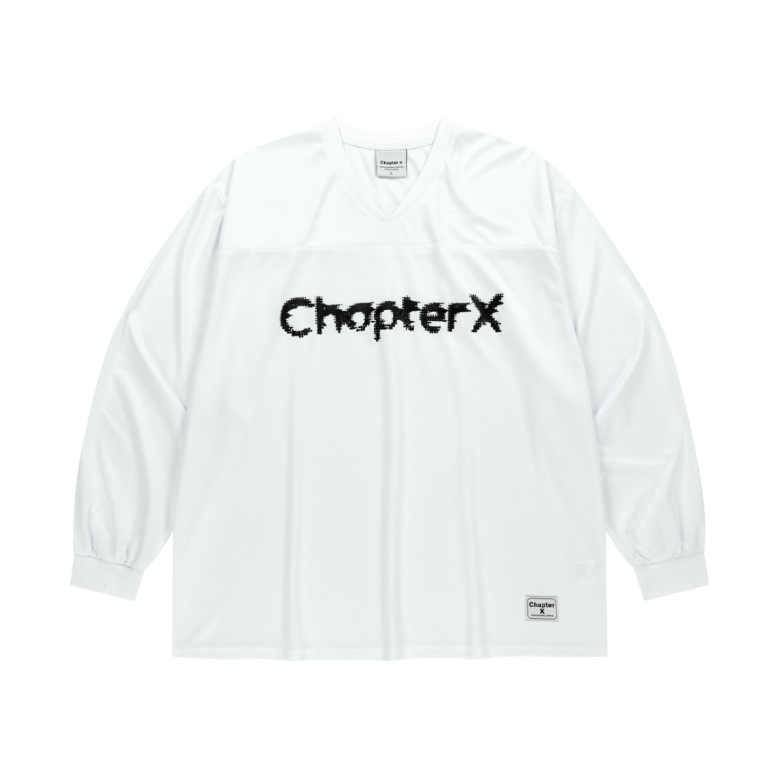 챕터엑스 쿨링 아메리칸 풋볼 롱 슬리브 화이트(Chapter.X Cooling American Football Long Sleeve White)