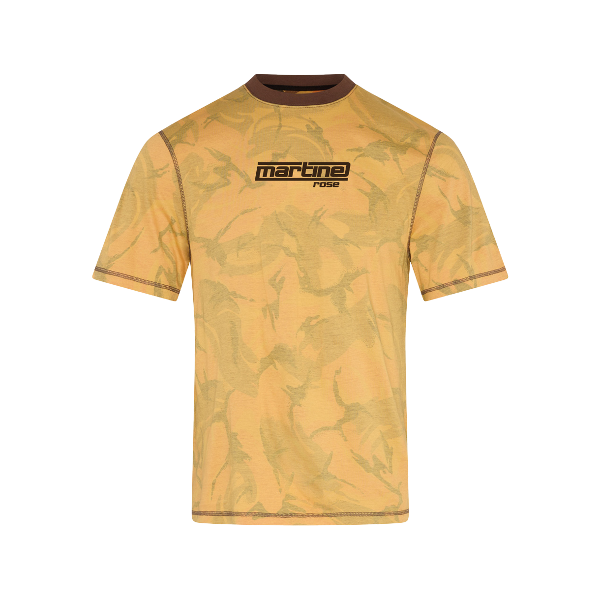 마틴 로즈 클래식 티셔츠 오렌지 카모 - 26SS(Martine Rose Classic T-Shirt Orange Camo - 26SS)