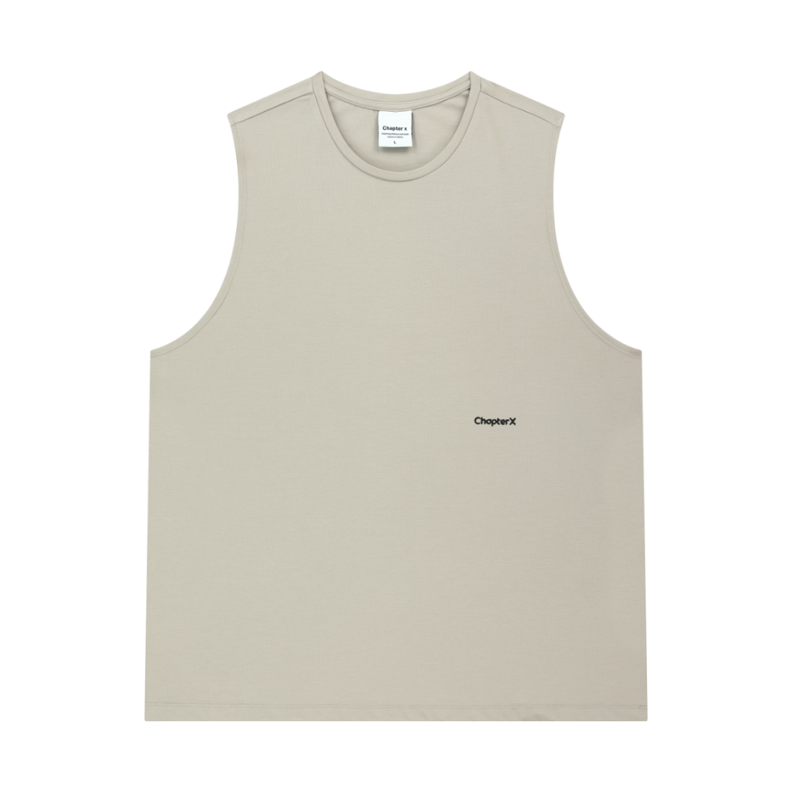 챕터엑스 레이온 팬텀 퀵 드라이 나시 베이지(Chapter.X Rayon Phantom Quick Dry Tank Top Beige)
