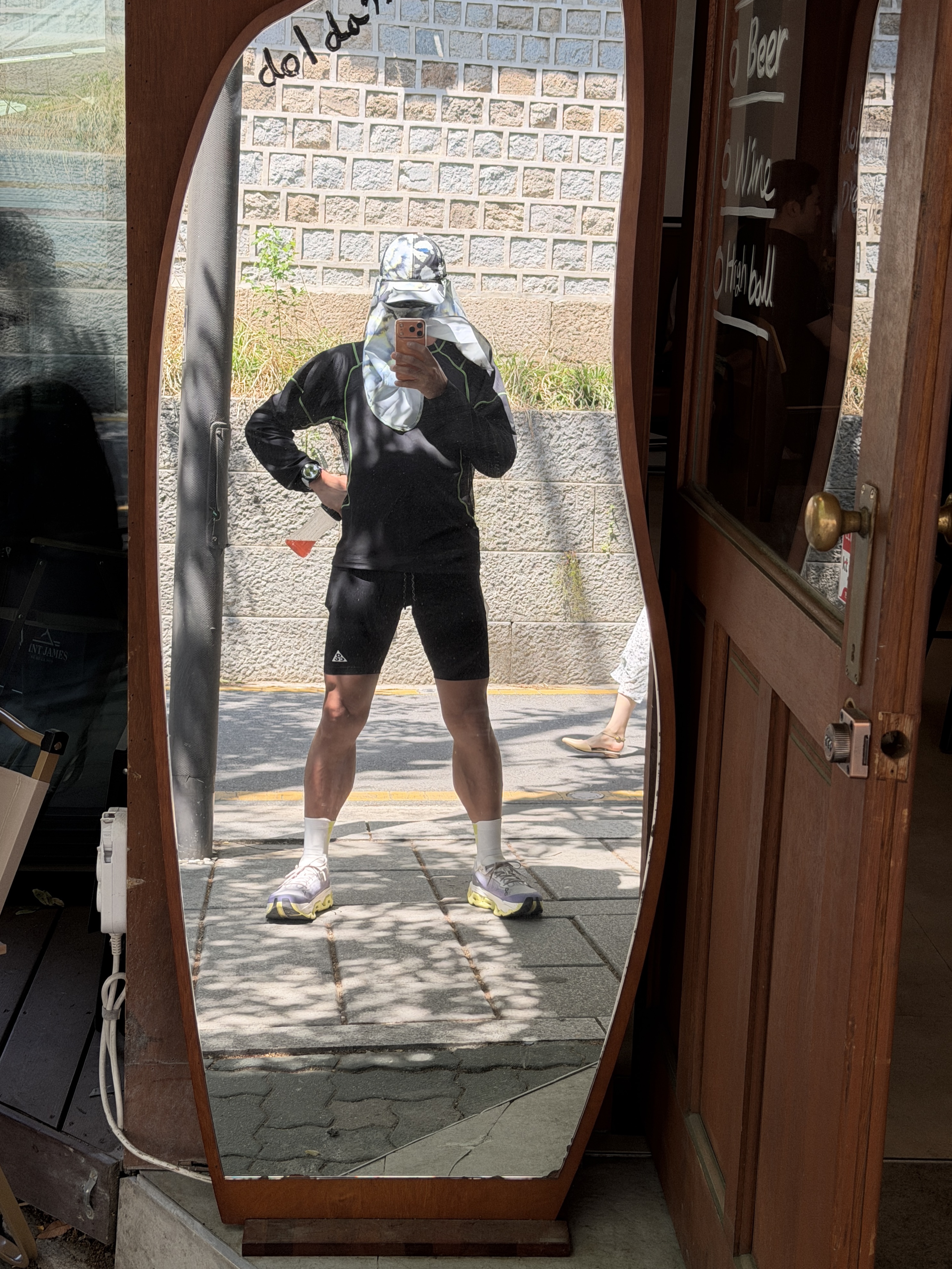 Nike x Drake Nocta Opal SSC Deep Cover Hat Off White, Nike ACG Lava Loops Dri-Fit ADV Half Trail Running Tights Black Summit White - Asia 착용 스타일
