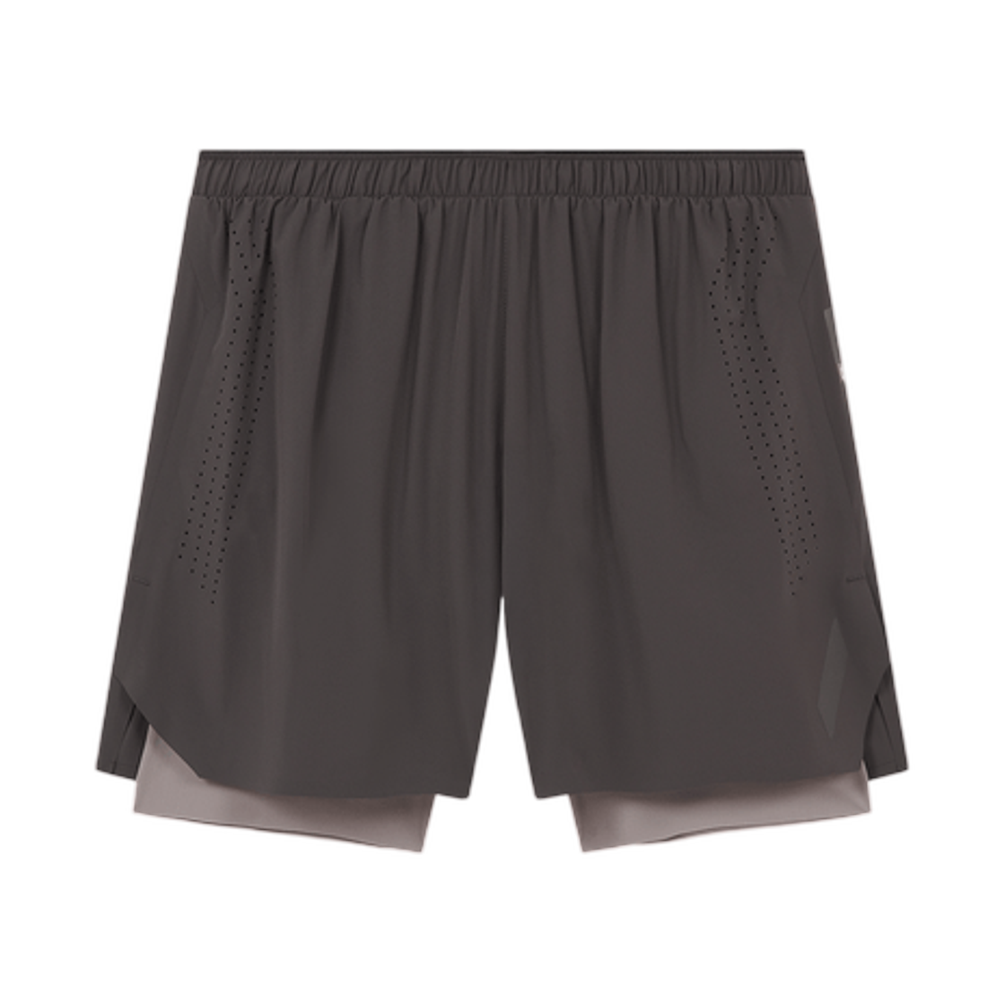 소어 러닝 듀얼 런 쇼츠 웜 그레이(Soar Running Dual Run Shorts Warm Grey)