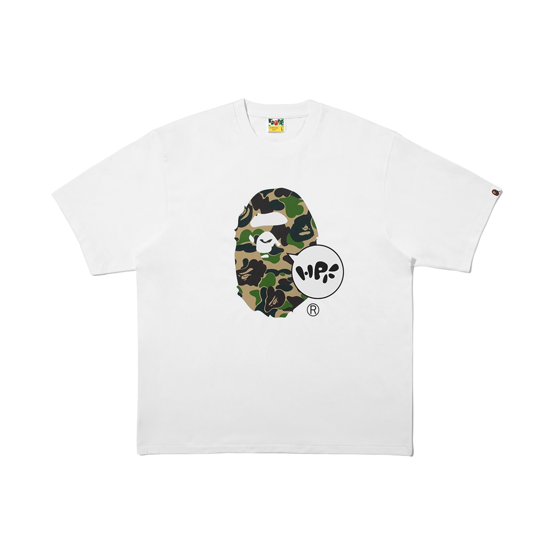 - BAPE x HIPHOPPLAYA FESTIVAL Ape Head T-Shirt White