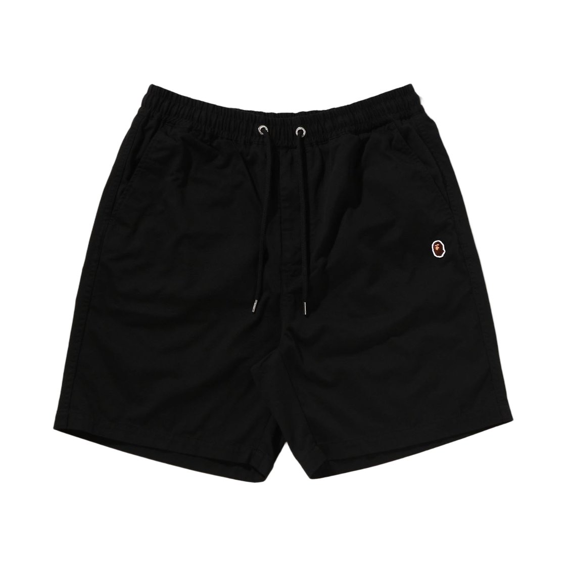 베이프 원 포인트 엘라스티케이티드 릴렉스드 핏 쇼츠 블랙(BAPE One Point Elasticated Relaxed Fit Shorts Black)