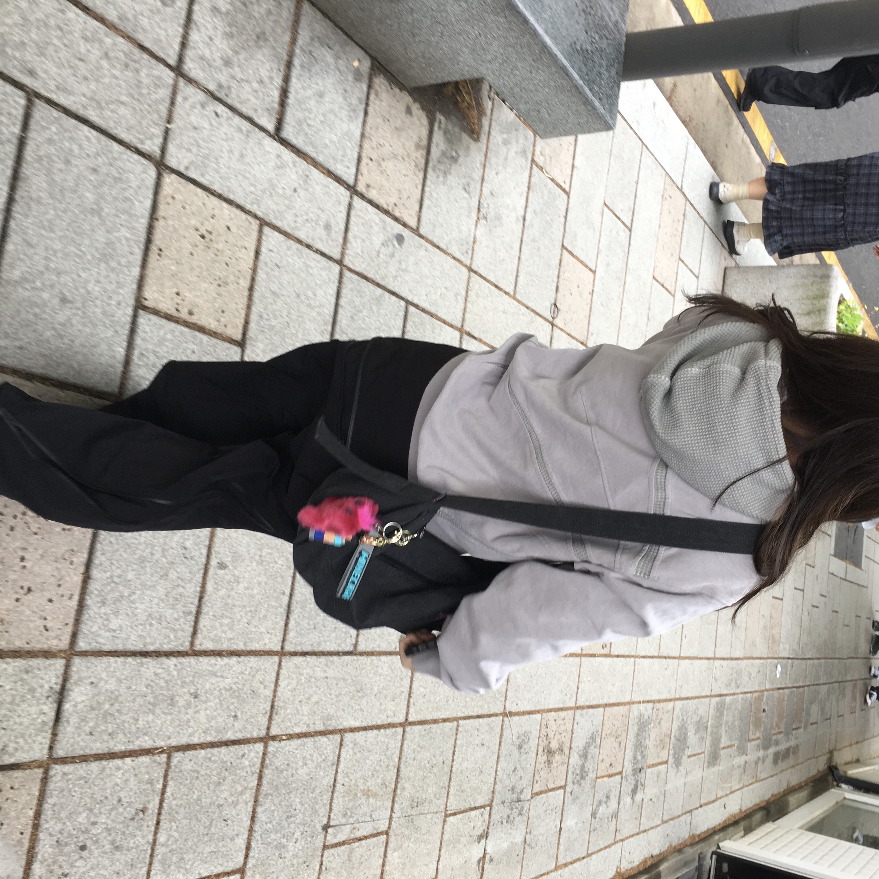 Xlim EP.8 01 Hoodie Light Gray, Sansan Gear Affine Curve Pants Black_26SS 착용 스타일 - 1