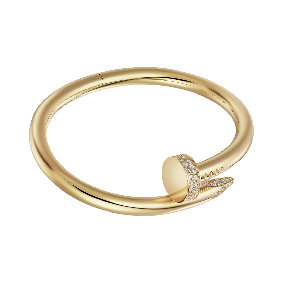 N67215 Cartier Juste un Clou Bracelet Large Yellow Gold Diamonds