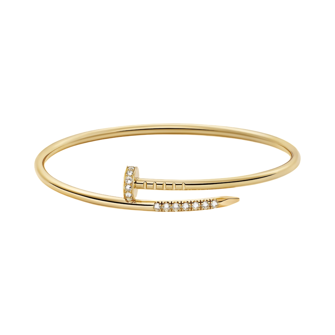 까르띠에 저스트 앵 끌루 브레이슬릿 스몰 옐로우 골드 다이아몬드(Cartier Juste un Clou Bracelet Small Yellow Gold Diamonds)
