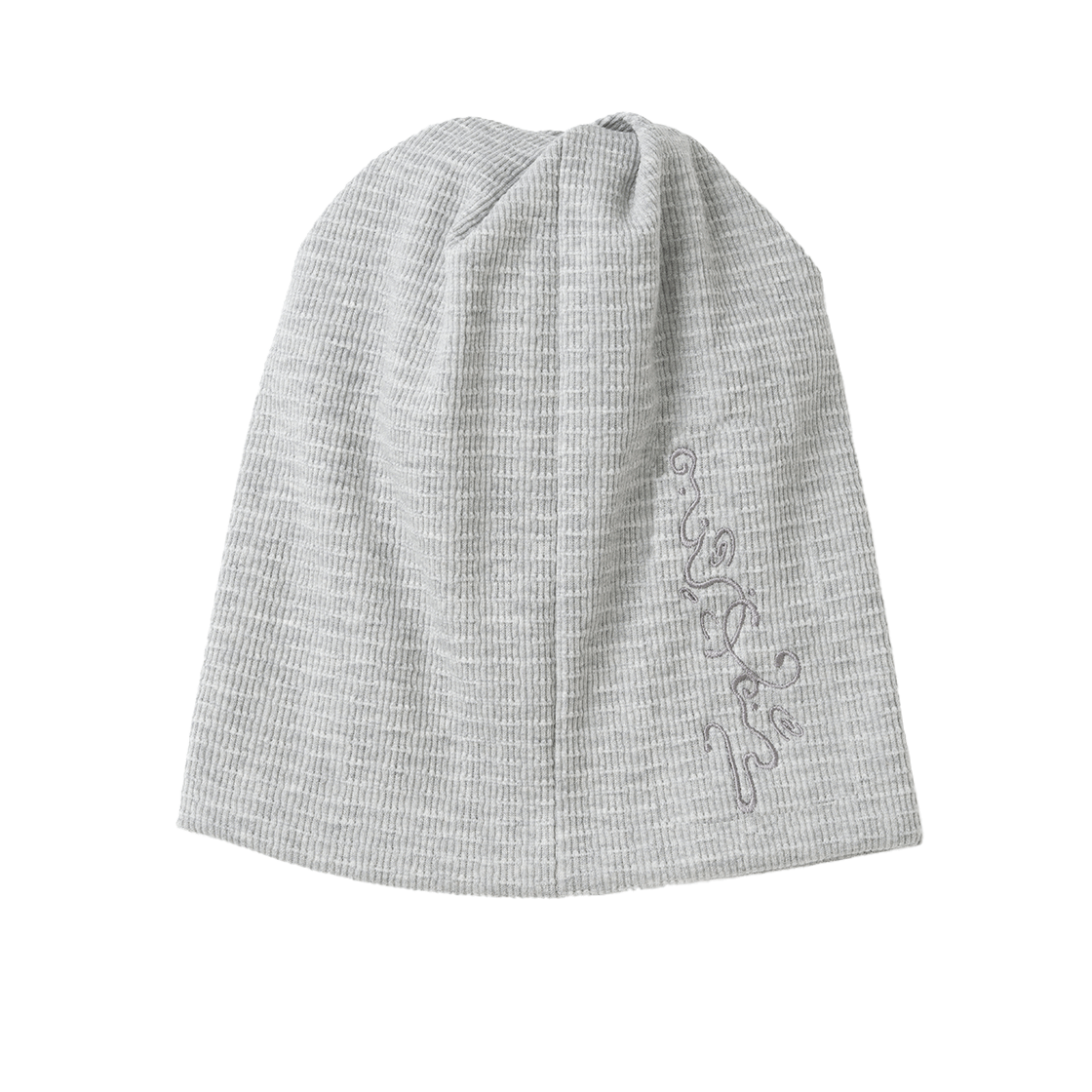 밀로 우먼 와이드 슬럽 비니 멜란지 그레이(MILLO WOMEN Wide Slub Beanie Melange Gray)