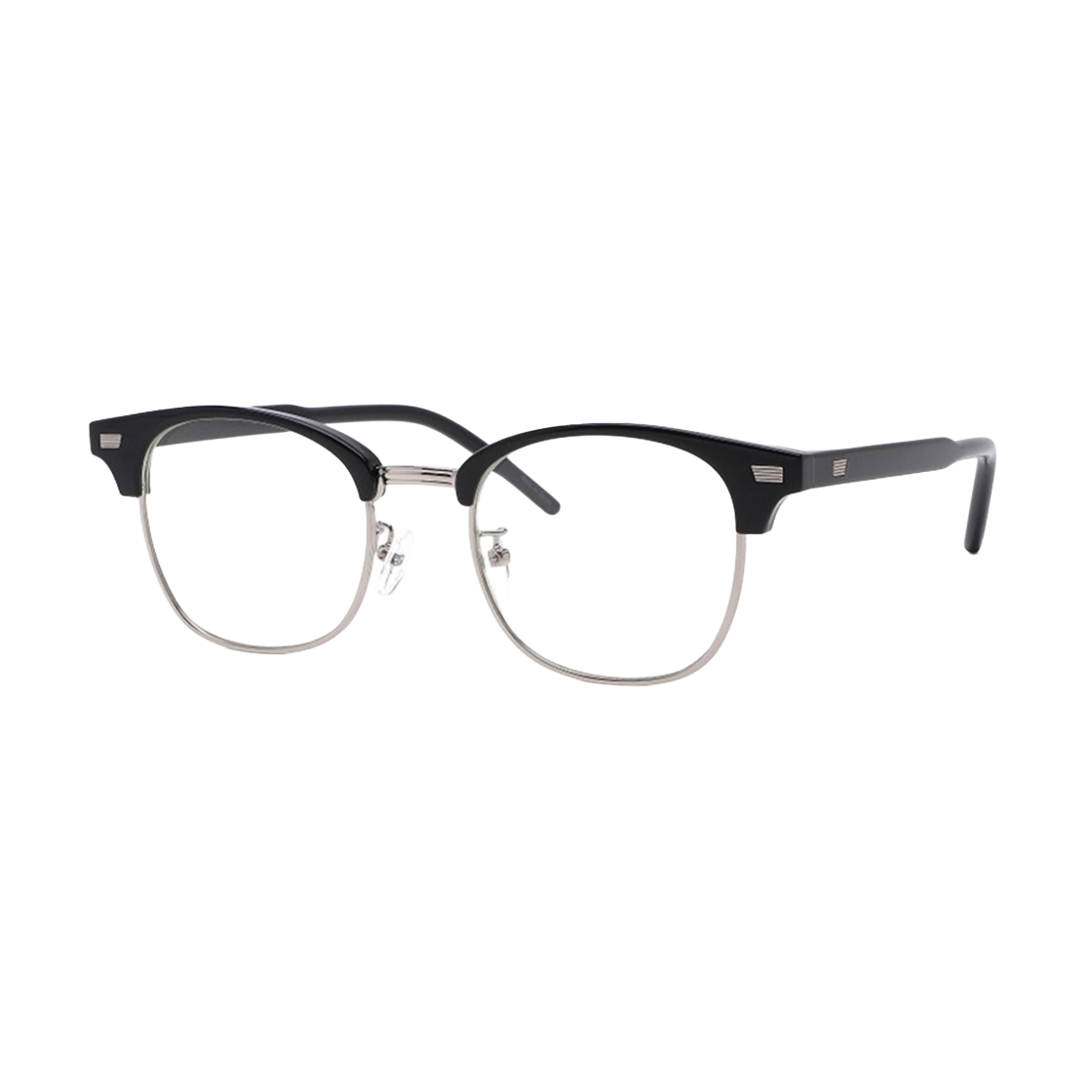 리끌로우 E386 블루라이트 안경 블랙 실버(RECLOW E386 Blue Light Glasses Black Silver) - 2
