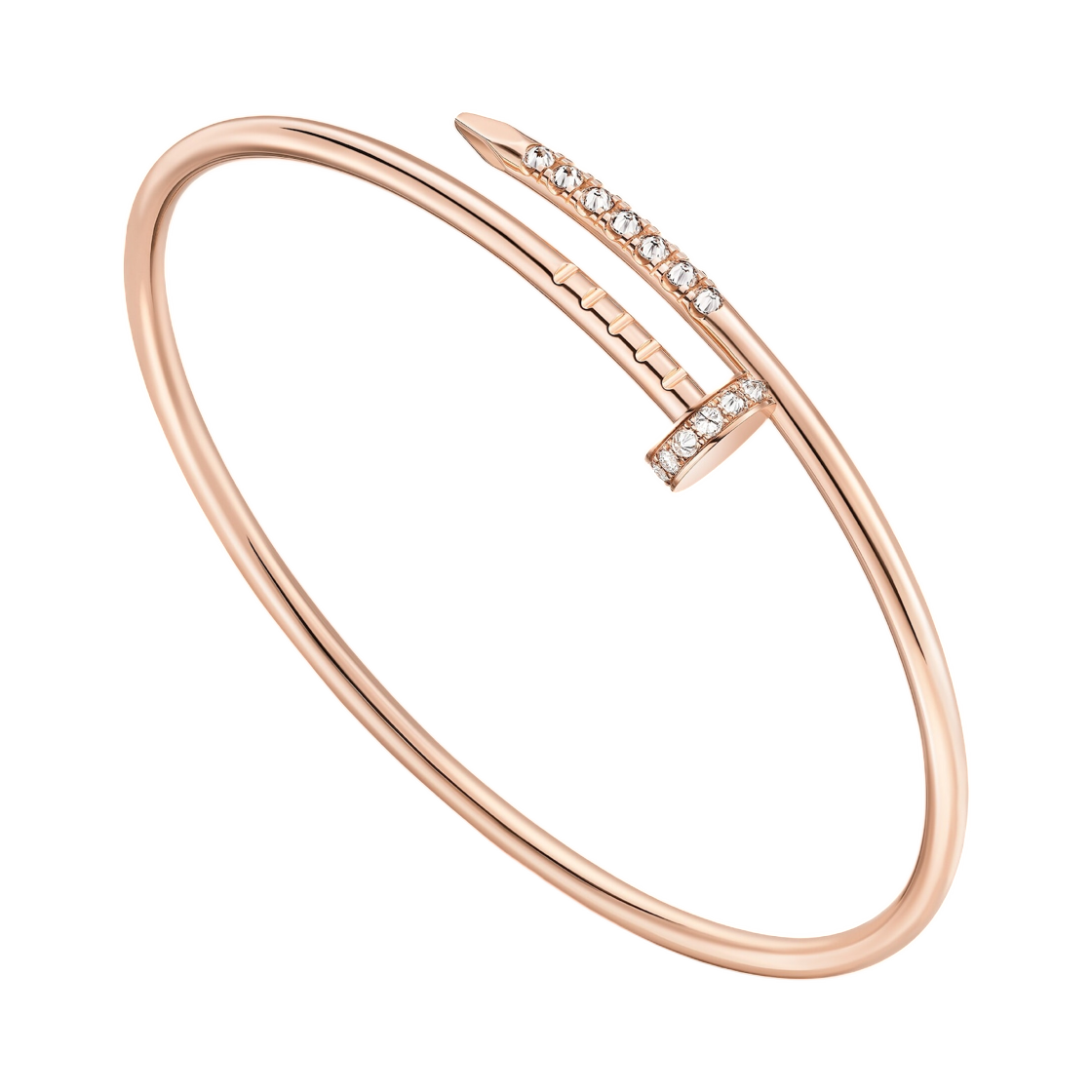 까르띠에 저스트 앵 끌루 브레이슬릿 스몰 핑크 골드 다이아몬드(Cartier Juste un Clou Bracelet Small Pink Gold Diamonds) - 2