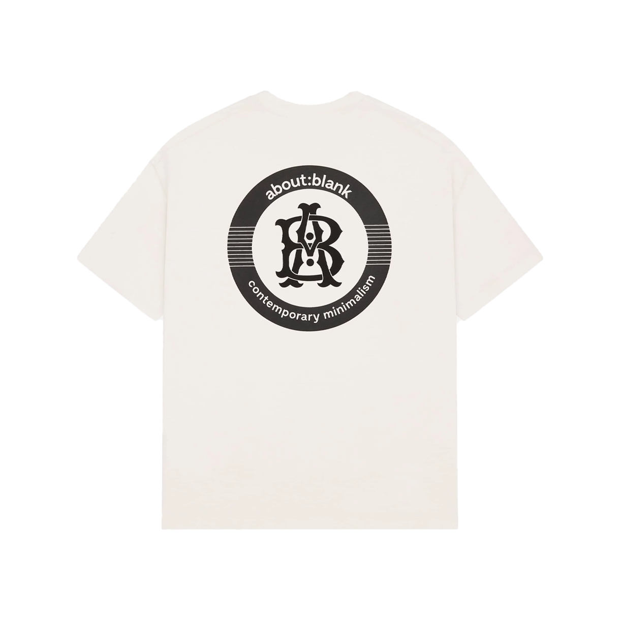 [KREAM 단독] 어바웃 블랭크 디스크 티셔츠 오트 - 26FW([KREAM 단독] About:Blank Disc T-Shirt Oat - 26FW) - 2