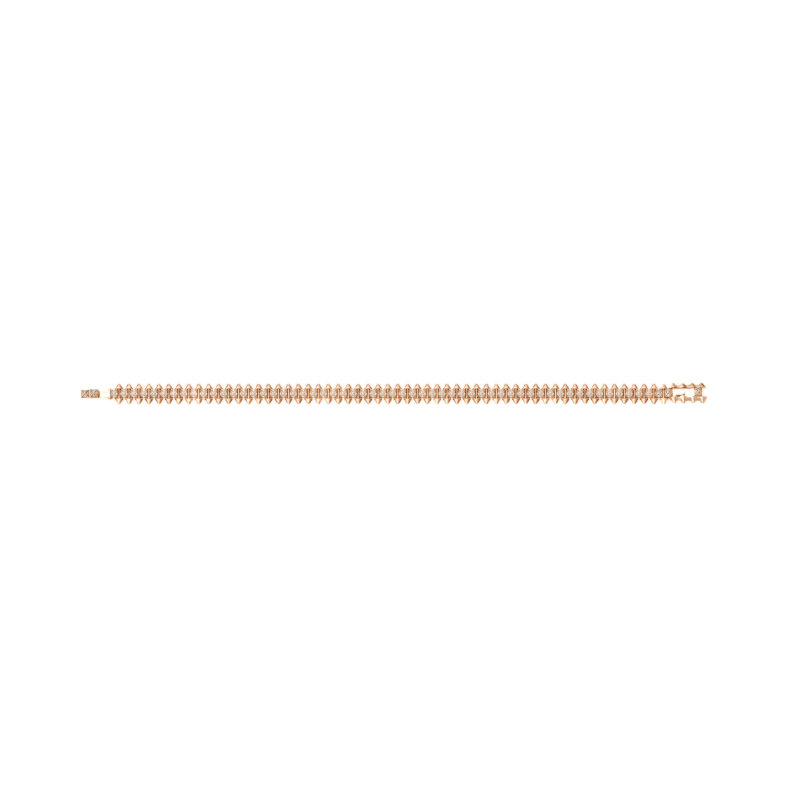 N67285 Cartier Clash de Cartier Bracelet Flexible Small Pink Gold Diamonds