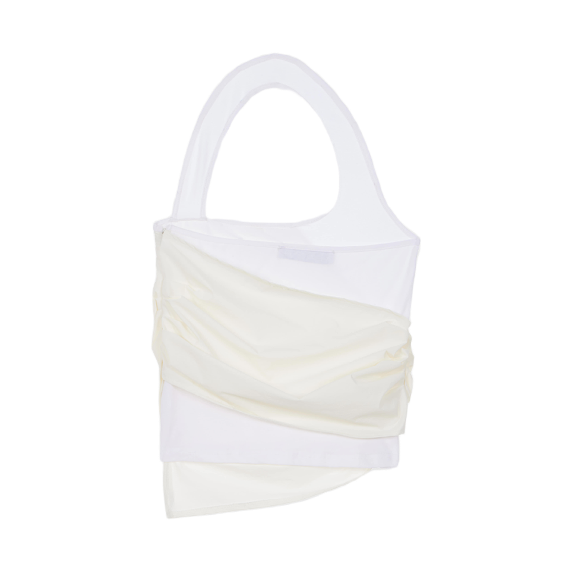 분트 다이애그널 패널 홀터 슬리브리스 아이보리(VOONT Diagonal Panel Halter Sleeveless (IVORY)) - 2