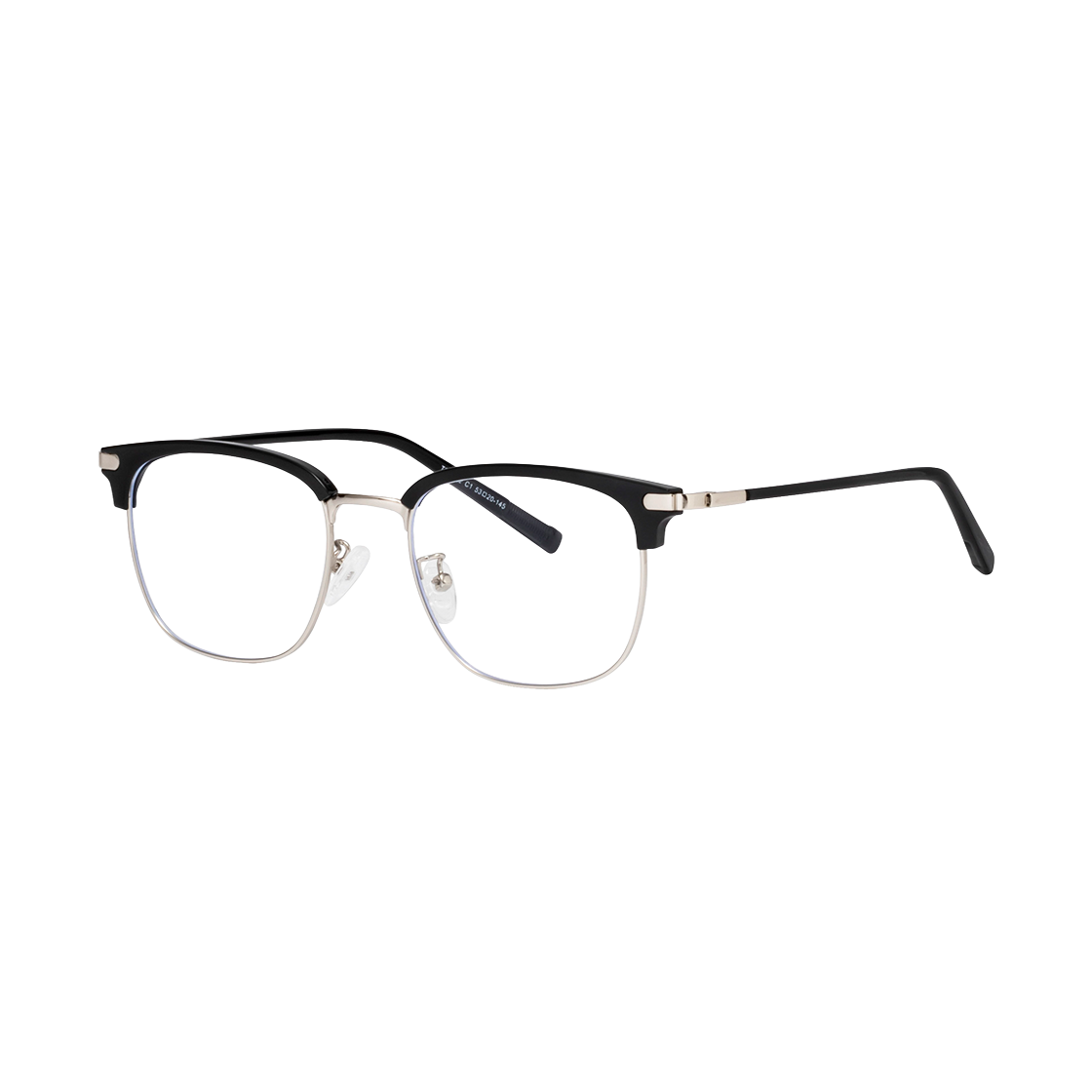 리끌로우 TR B202 블루라이트 안경 블랙 실버 글라스(RECLOW Tr B202 Blue Light Glasses Black Silver Glass) - 2