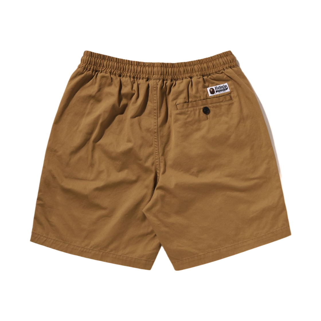 베이프 원 포인트 엘라스티케이티드 릴렉스드 핏 쇼츠 베이지(BAPE One Point Elasticated Relaxed Fit Shorts Beige) - 2
