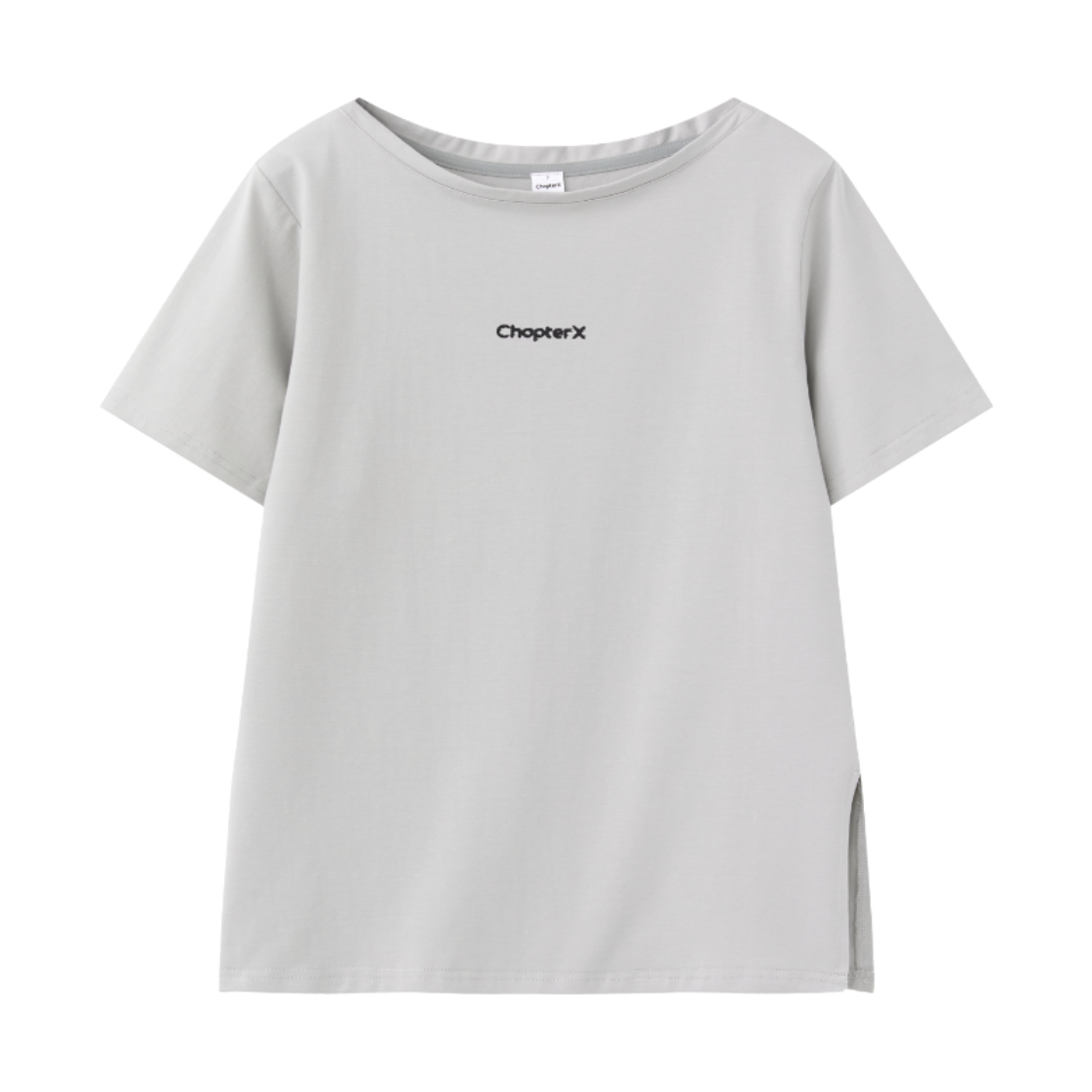 C2104GRF Chapter.X Piloga Side-Cut Movement T-Shirt Grey