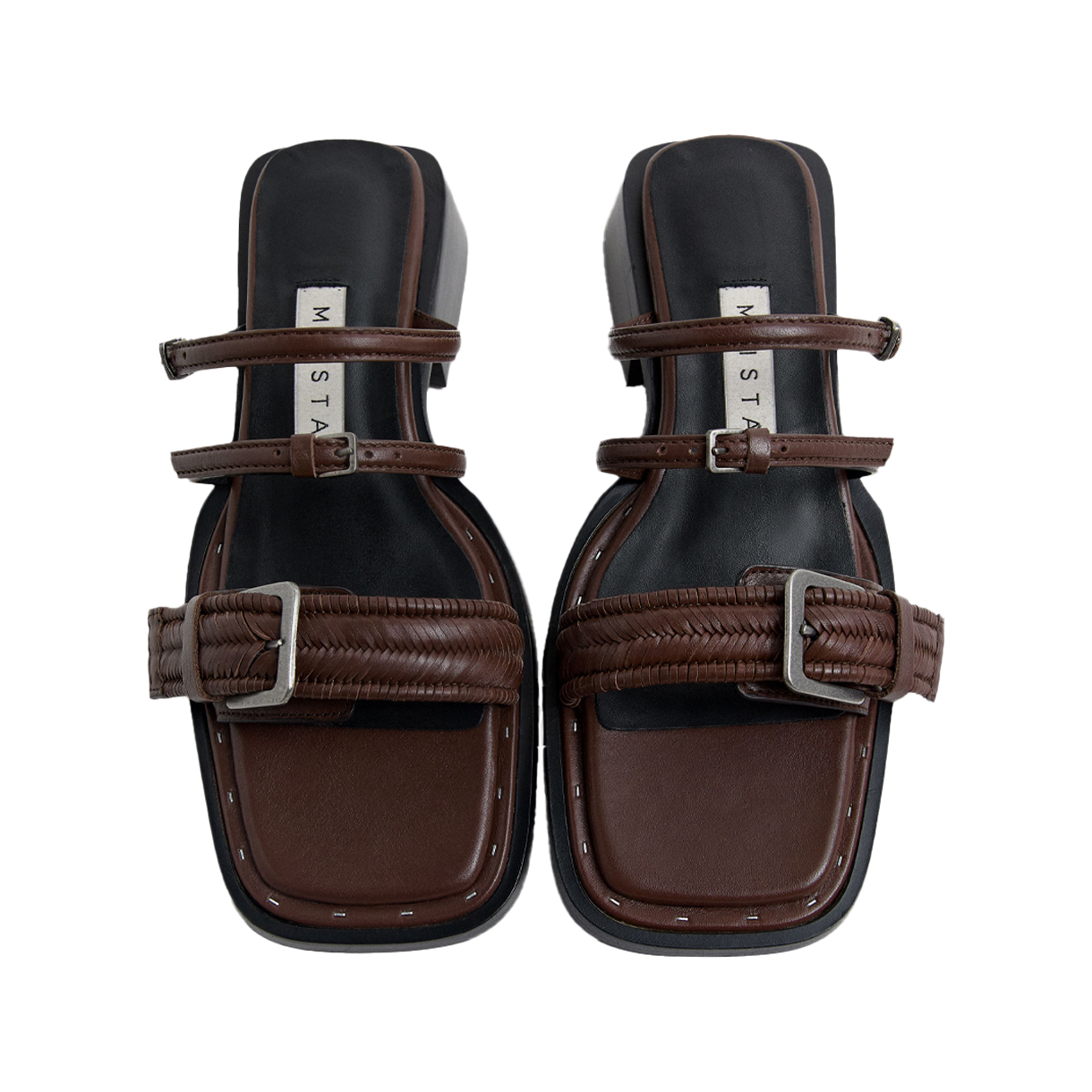 미스타 우먼 나야 버클 샌들 브라운 - 26SS(Miista Women Nayah Buckled Sandals Brown - 26SS) - 3