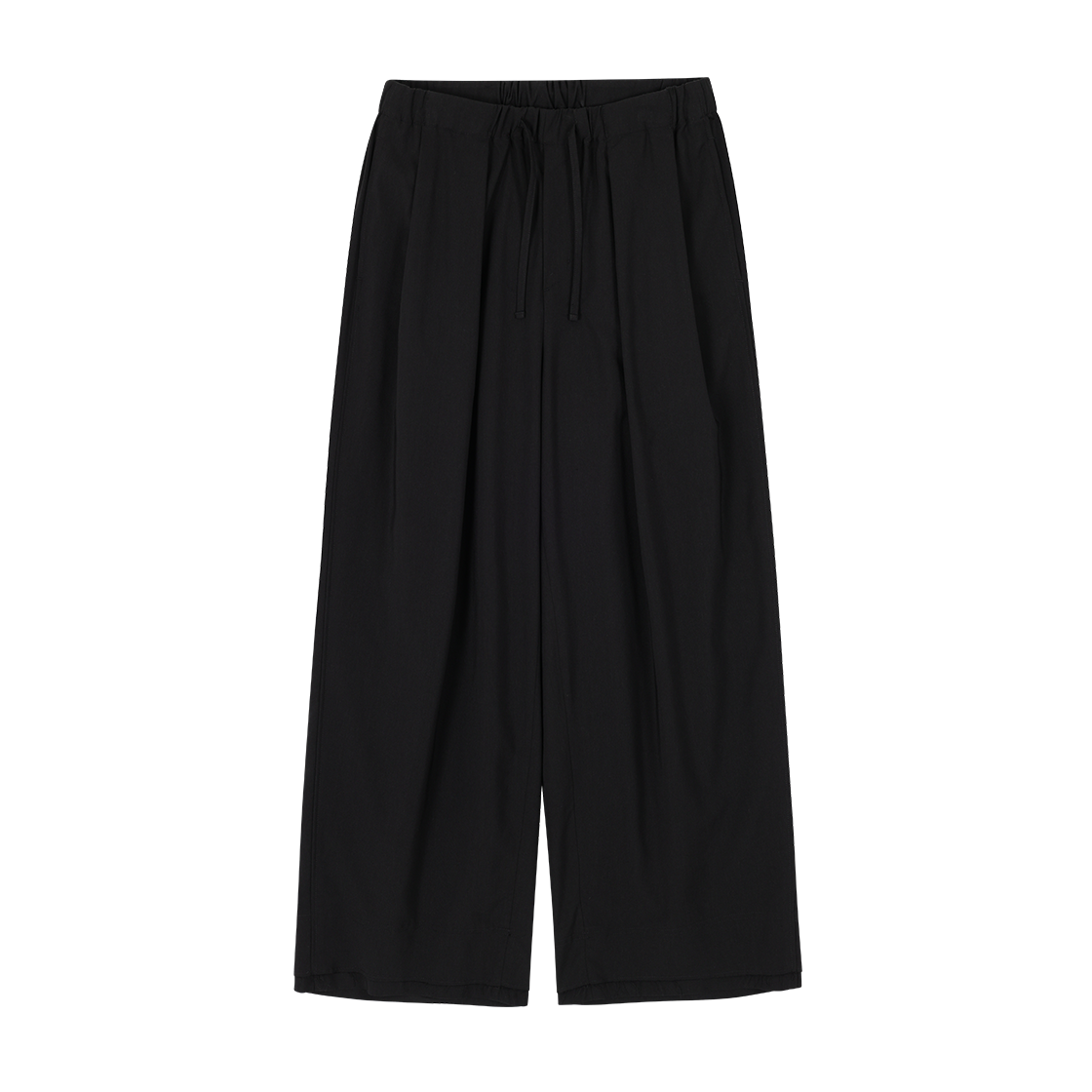 SI3PT305BK SONGZIO HOMME Linen String Wide Pants Black