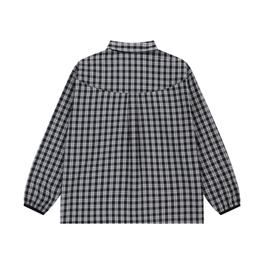 챕터엑스 올타임 브리서블 체크 코치셔츠(Chapter.X All Time Breathable Check Coach Shirt Black) - 2