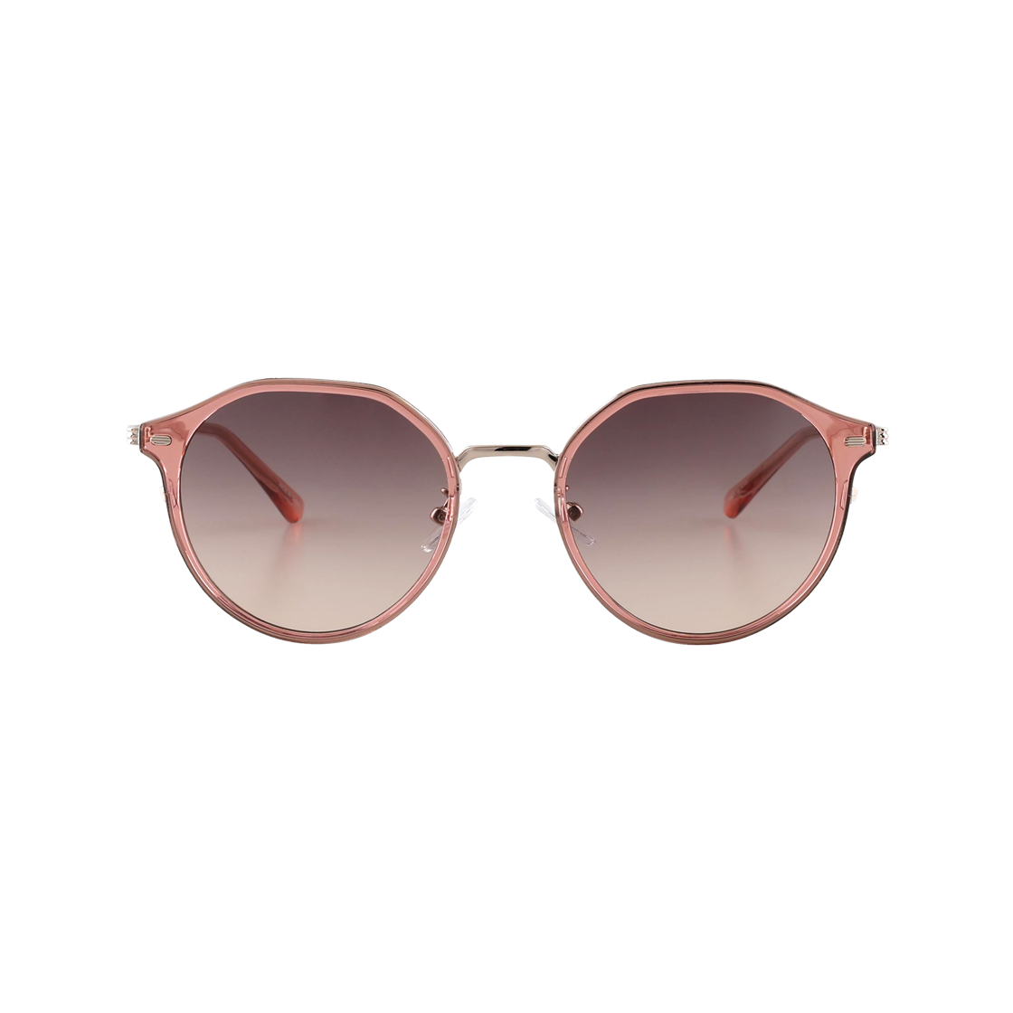 LUNA C4 연핑크 2DITOR  Round Combination Nylon Lens UV Protection Sunglasses C4 PINK