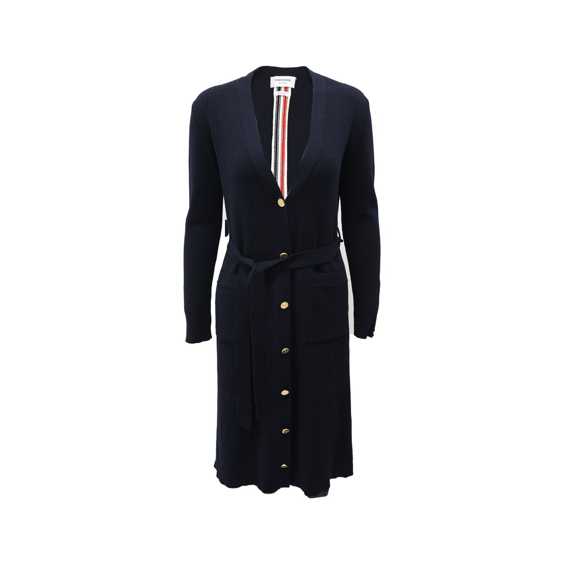 IT8OMDKM6A8H Thom Browne FKC197A Long Cardigan Navy