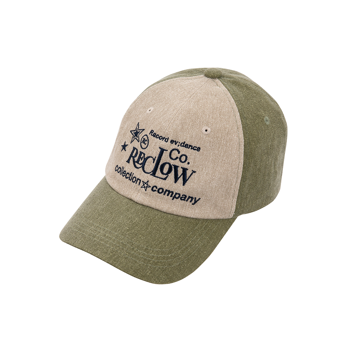 [예약 배송] 리끌로우 트윌 투톤 RWL 볼캡 올리브([예약 배송] RECLOW Twill Two-Tone RWL Ballcap Olive) - 2