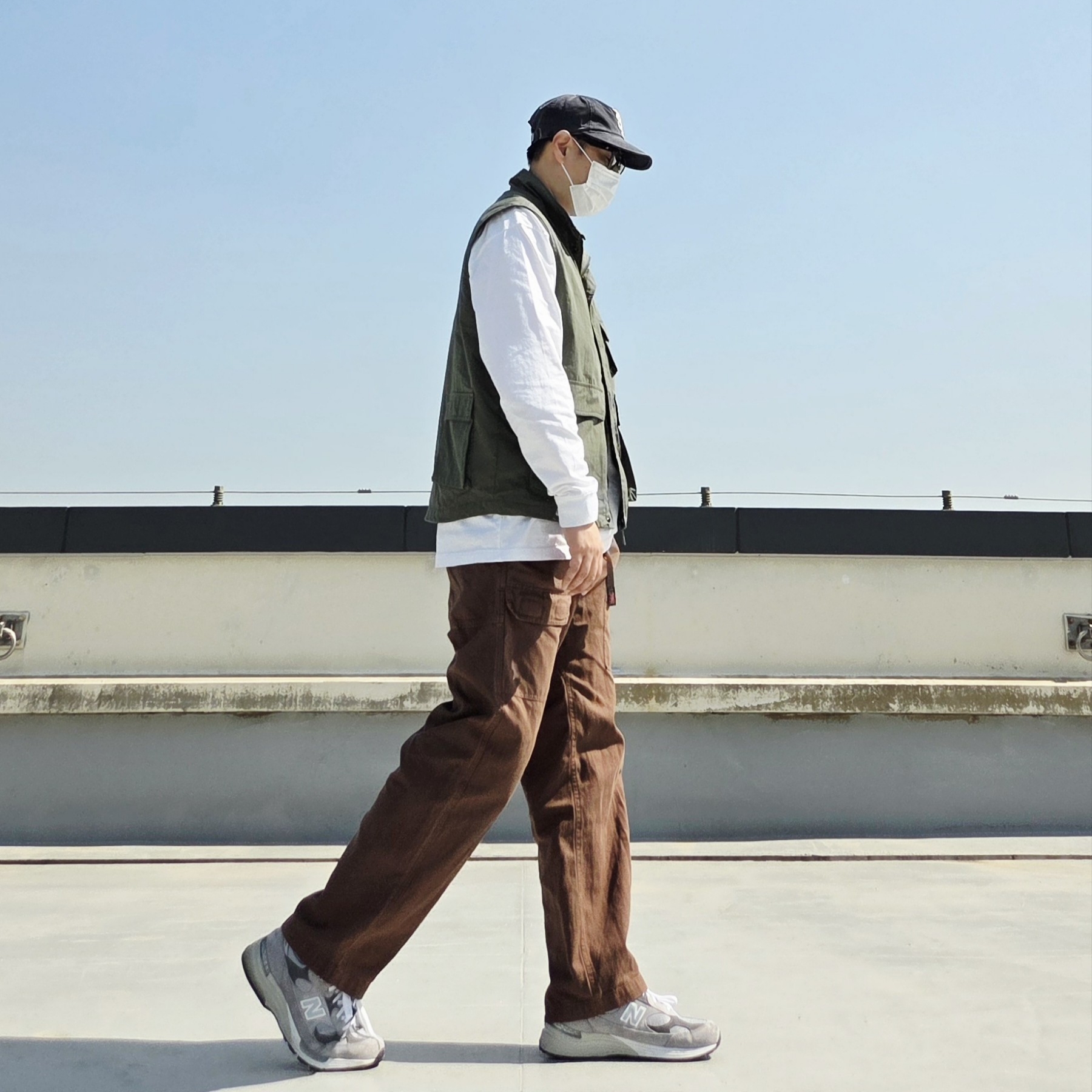 Sunday Ceremony Sy Logo 5 Panel Cotton Cap - Navy, Diesel Dx1168040 Stainless Steel Double Pendant Necklace Silver 착용 스타일 - 3