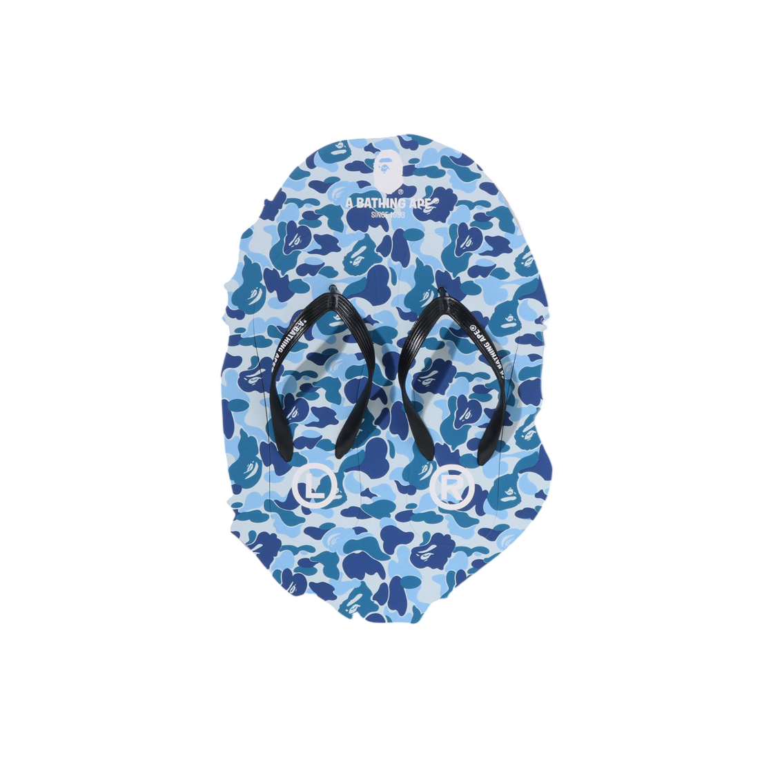 베이프 ABC 카모 비치 샌들 블루(BAPE ABC Camo Beach Sandals Blue) - 1