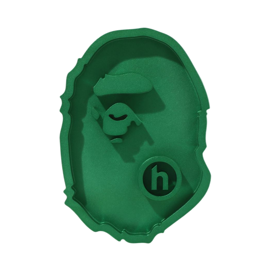 베이프 x 히든 NY 에이프 헤드 알루미늄 애쉬트레이 그린(BAPE x Hidden NY APE Head Aluminum Ashtray Green)