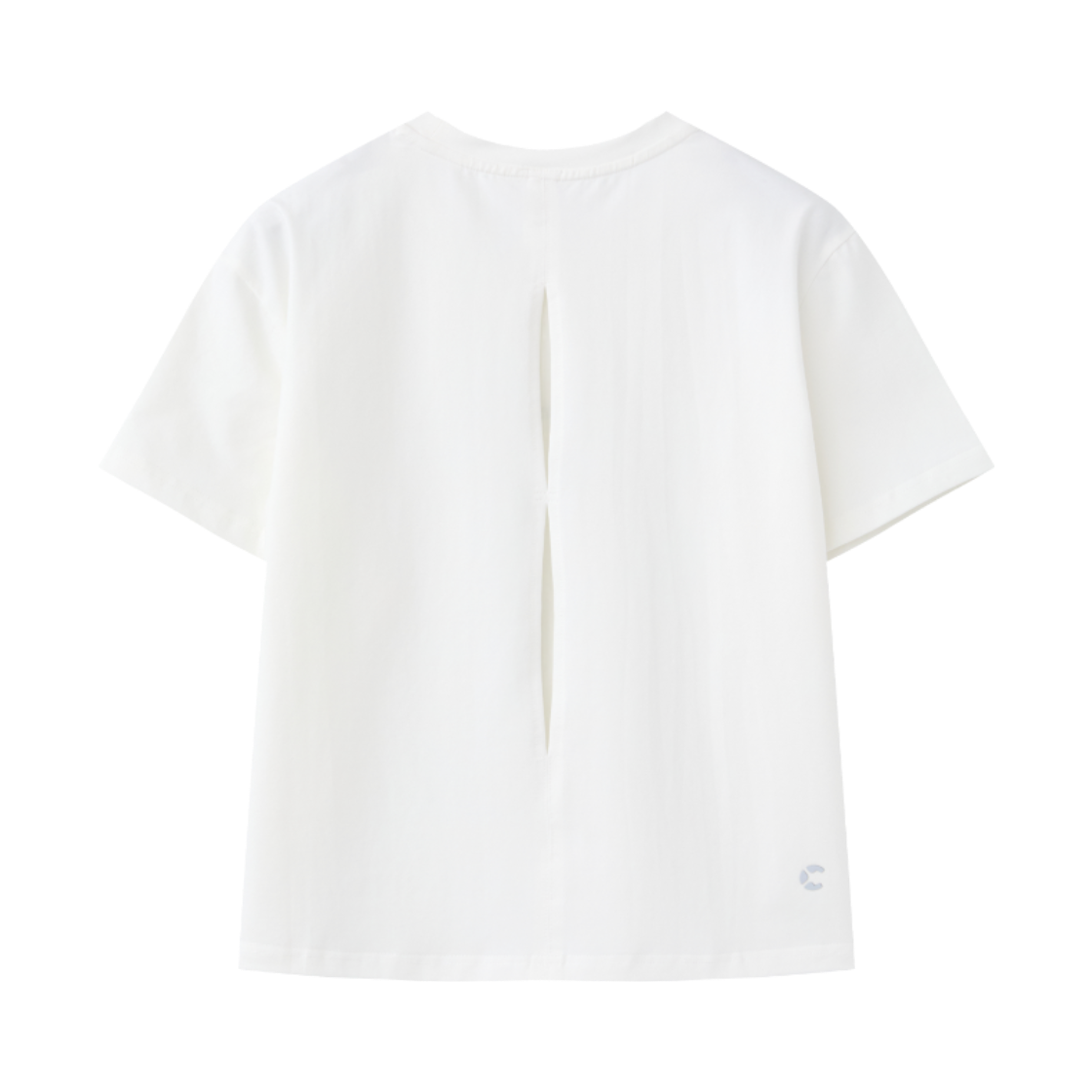 챕터엑스 스파인 라인 컷팅 크롭 티셔츠 화이트(Chapter.X Spine Line Cut-Out Crop T-Shirt White) - 2