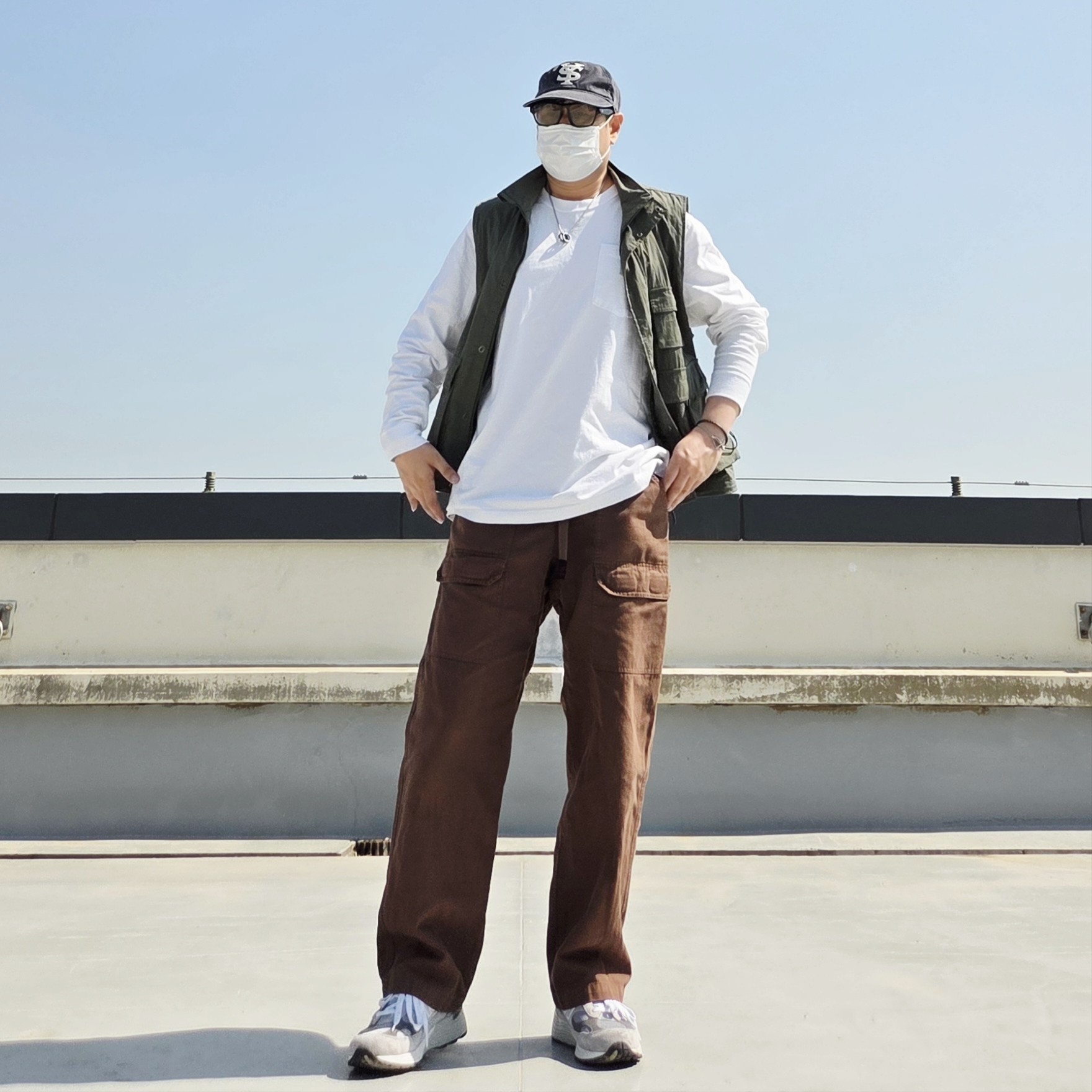 Sunday Ceremony Sy Logo 5 Panel Cotton Cap - Navy, Diesel Dx1168040 Stainless Steel Double Pendant Necklace Silver 착용 스타일 - 4