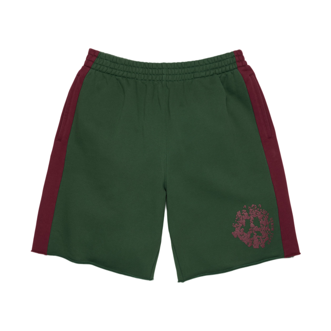 데님 티어스 데님 U 패널드 스웨트쇼츠 그린(Denim Tears Denim U Paneled Sweatshort Green) - 1